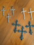 Различни обеци и висулки с кръстчета, снимка 1