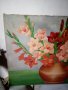стара картина-цветя, снимка 2