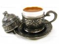 Комплект 6 бр. медни чаши за турско кафе, снимка 5