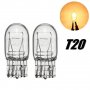 2 Автомобилни крушки тип  T20  дневни светлини DRL  12V  2 броя 
