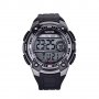 Спортен часовник Tawurs черен хронометър аларма нов сиво, снимка 1