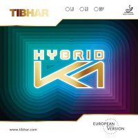 гума за тенис на маса Tibhar Hybrid K1 European Version нова, снимка 1 - Тенис - 24502800