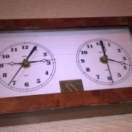 herralz-двоен часовник-25х15х5см-внос швеицария, снимка 9 - Антикварни и старинни предмети - 18226640