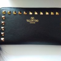 Кожено ново дамско портмоне Valentino, снимка 3 - Портфейли, портмонета - 19834617