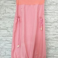 Красива ленена пола в розово, снимка 1 - Поли - 25044693