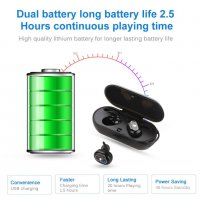 ПРОМО! Bluetooth 4.2 True Wireless - безжични слушалки, снимка 6 - Слушалки, hands-free - 24398190