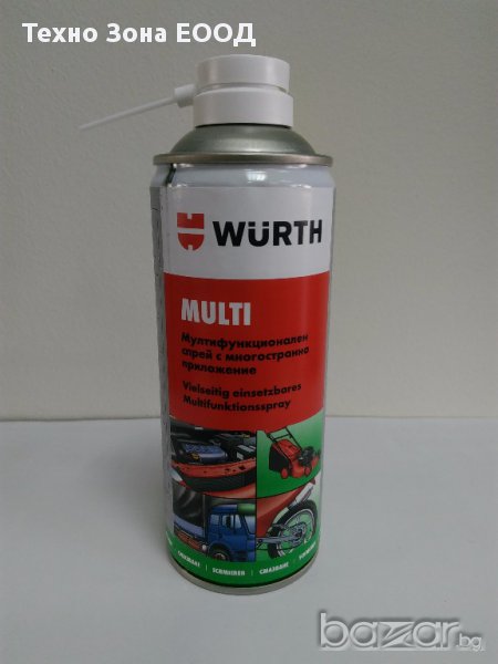 Мултифункционален спрей с многостранно приложение, MULTI-WURTH, 5 в 1, снимка 1