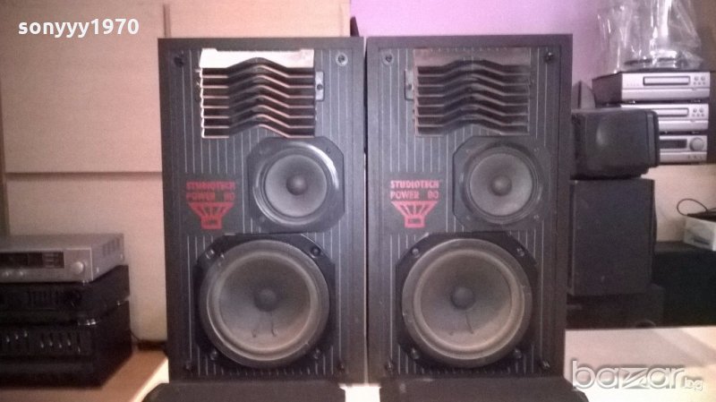 studiotech power 90-тонколони 2бр-внос швеицария, снимка 1