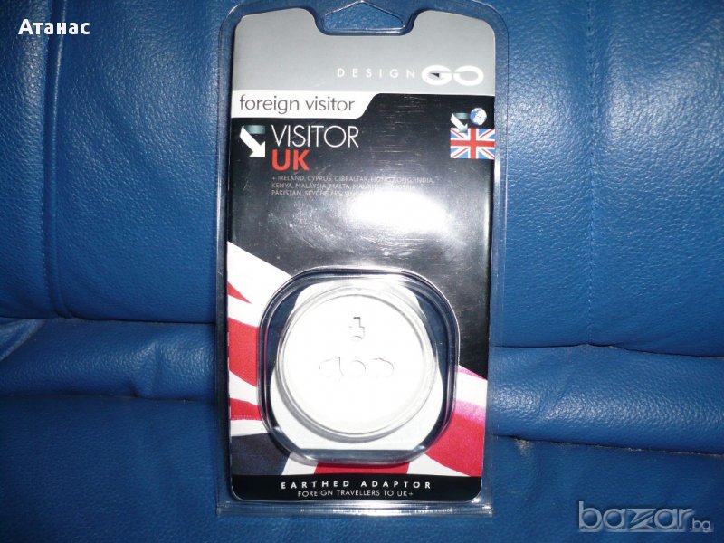 Ac/dc адаптер от европейски към Uk стандарт, снимка 1