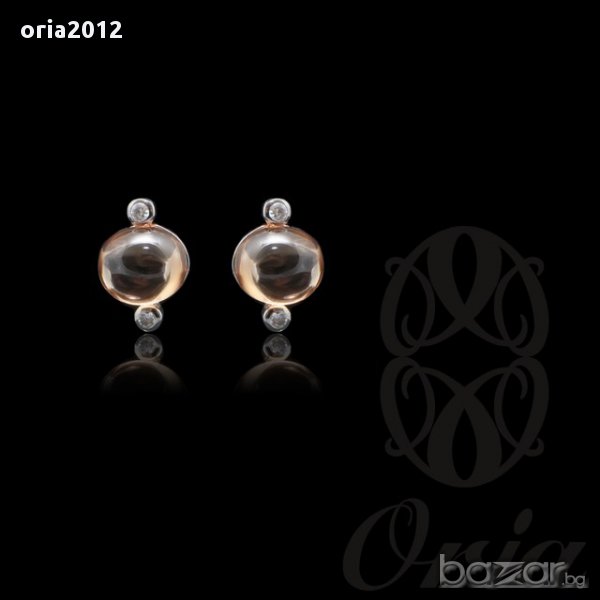 сребърни обеци 33- а, снимка 1