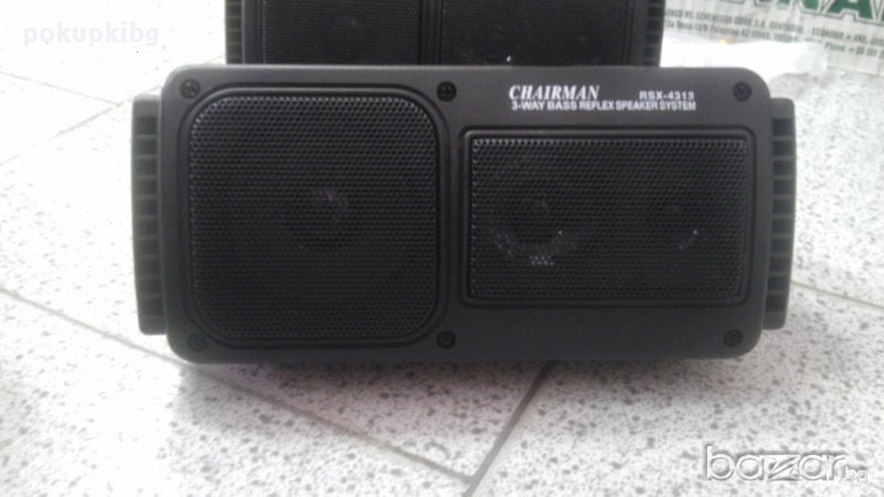Тонколони Chairman Rsx-4313; Трилентови- 500w, снимка 1