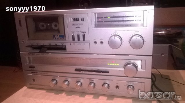 Sharp receiver+sharp deck-made in japan-внос швеицария, снимка 5 - Ресийвъри, усилватели, смесителни пултове - 16320569