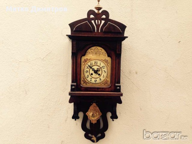 Стенен часовник Friedrich Mauthe от края XIX и нач.на ХХ в., снимка 7 - Други - 13458910