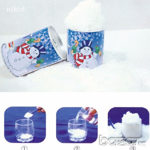 Изкуствен сняг консерва прах за направа