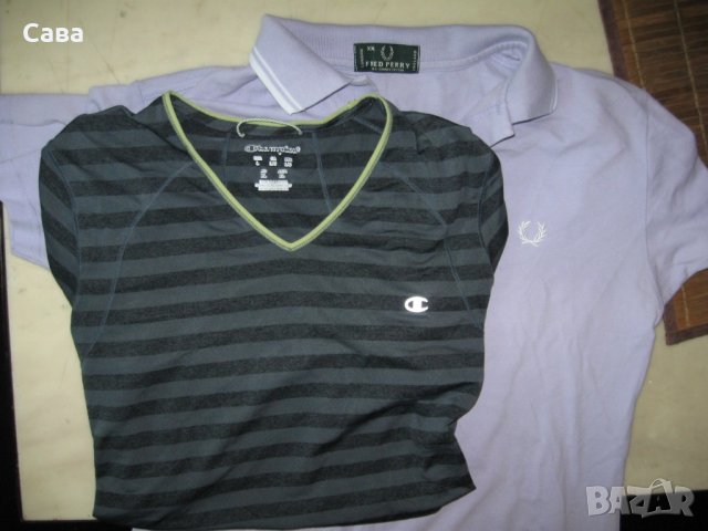 Блуза и тениска FRED PERRY, CHAMPION  дамски-ХЛ,2ХЛ, снимка 1 - Тениски - 22332958