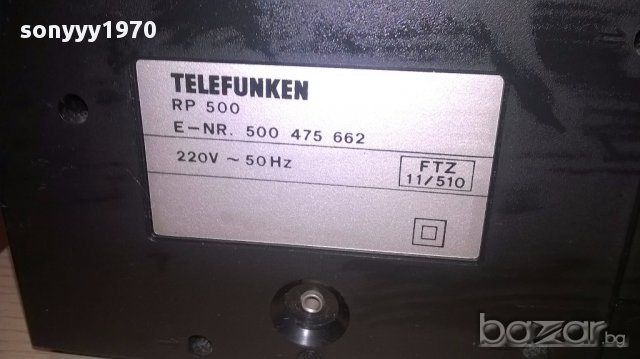 Ретро колекция от telefunken rp 500-внос швеицария, снимка 10 - Ресийвъри, усилватели, смесителни пултове - 17768333