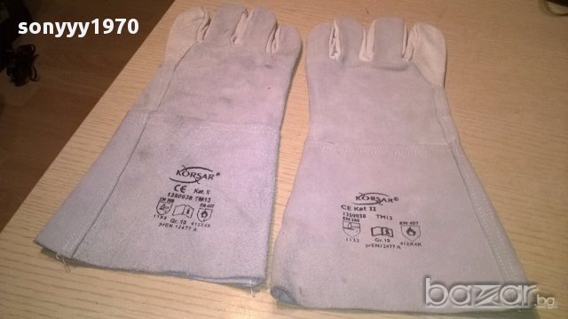 Korsar ce kat II профи работни ръкавици 38/18см-внос швеицария, снимка 5 - Други инструменти - 15873618