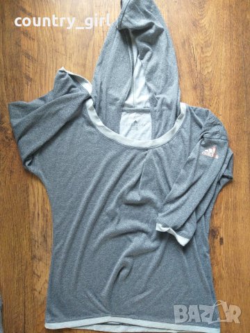 adidas Women`s Adizero Long Sleeve Hooded - страхотна дамска блуза, снимка 7 - Спортни екипи - 24167038