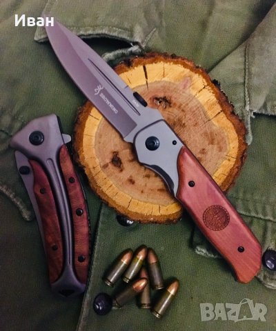 Ловен нож”BROWNING”, снимка 4 - Ножове - 23896675