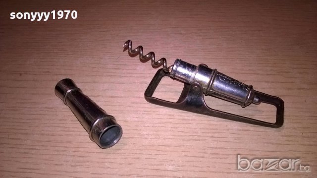 АНТИКА-Топ/оръдие-ретро отварачка/тирбушон-12см, снимка 6 - Антикварни и старинни предмети - 17832476