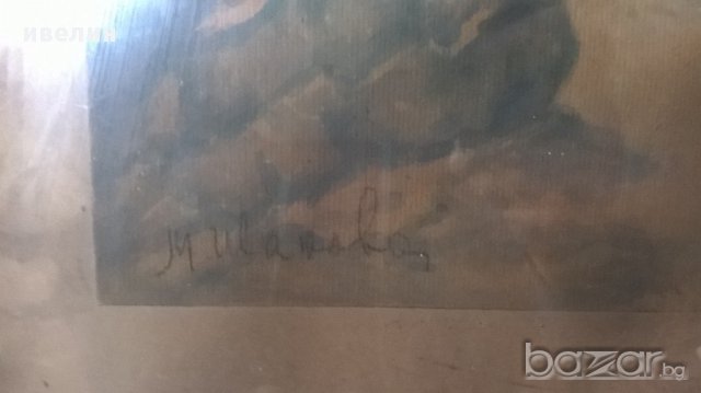 стара картина-пейзаж, снимка 6 - Картини - 18064350