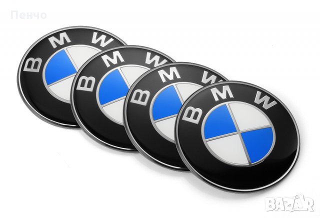 Емблема на BMW за джантите, колелата на автомобила лого БМВ E46 E30 E39 E34 E90 E60 E87 M3 F4 F10 F2, снимка 2 - Аксесоари и консумативи - 21531126