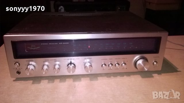 kenwood kr-2400 stereo receiver-made in japan-внос швеция, снимка 3 - Ресийвъри, усилватели, смесителни пултове - 22786108
