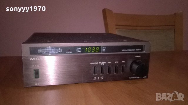 wega t210 tuner-made in germany-внос швеицария, снимка 3 - Ресийвъри, усилватели, смесителни пултове - 21935042