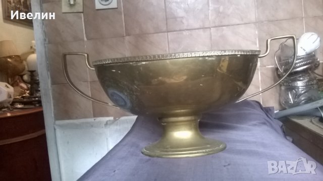 стара бронзова купа арт деко, снимка 4 - Антикварни и старинни предмети - 23742917