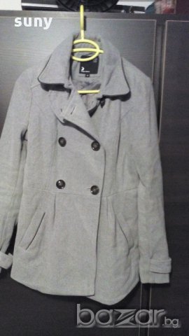 Дамско  палто - сиво, снимка 2 - Палта, манта - 16626880