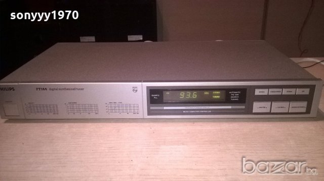 philips tuner-ft144 made in belgium-внос франция, снимка 4 - Ресийвъри, усилватели, смесителни пултове - 19253914