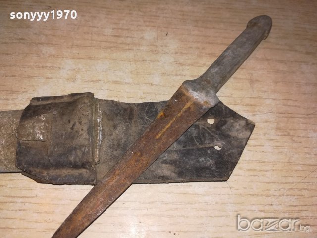антика-стар нож с кания-18/21см, снимка 8 - Колекции - 20967181