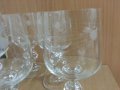 Ретро кристални чаши за вино , снимка 7
