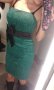 Промоция !!! Коктейлна рокля в зелено, снимка 8