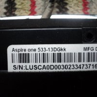 Лаптоп Acer Aspire One – 533, снимка 4 - Лаптопи за дома - 24862922