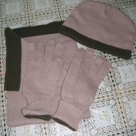 Зимен  комплект / ръкавици, шал и шапка/, снимка 1 - Шапки - 9228699