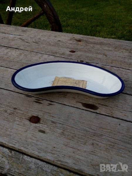 Стара емайлирана чиния, снимка 1