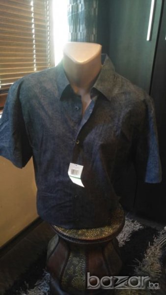 Мъжка риза къс ръкав Calvin Clain, снимка 1