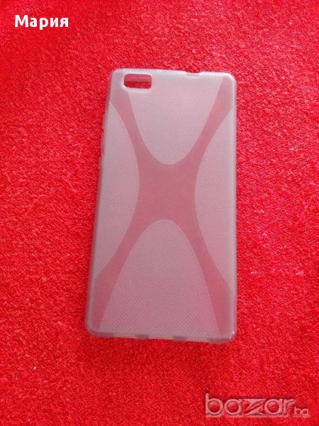 Нов оригинален силиконов кейс ,,гръбче,,цвят полупрозрачен за Huawei p8 lite, снимка 1