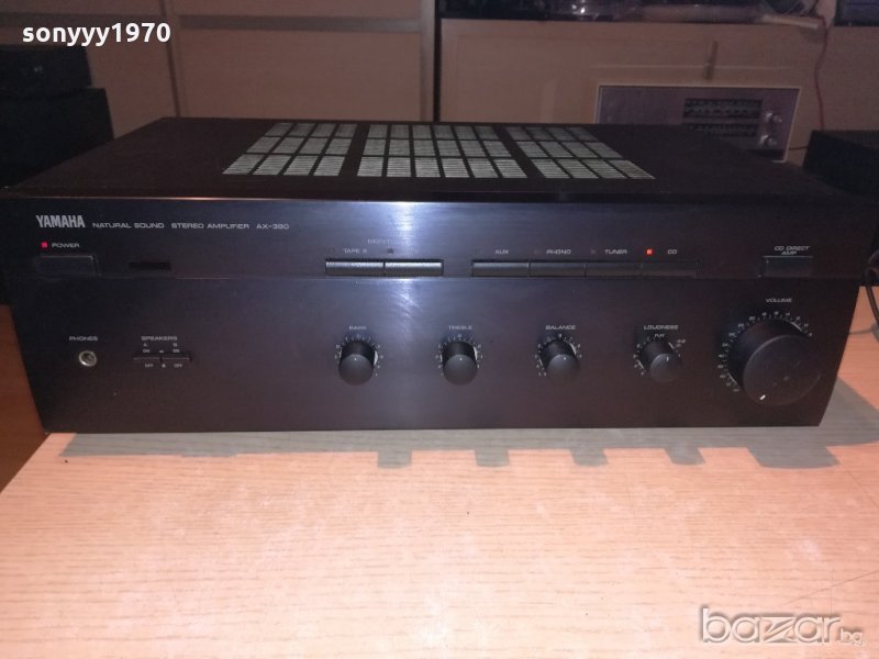 yamaha ax-390 stereo amplifier-внос швеицария, снимка 1