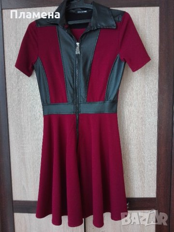 Дамска червена рокля, снимка 1 - Рокли - 22078278