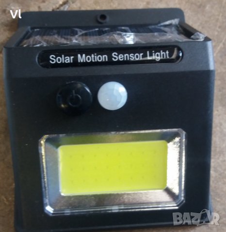 Соларна , 20/25/40 LED лампа за стенен монтаж с PIR датчик за движение, снимка 5 - Лампи за стена - 21101485