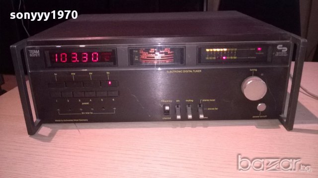 schneider team-6070t hi-fi retro tuner-внос швеицария, снимка 6 - Ресийвъри, усилватели, смесителни пултове - 12728438