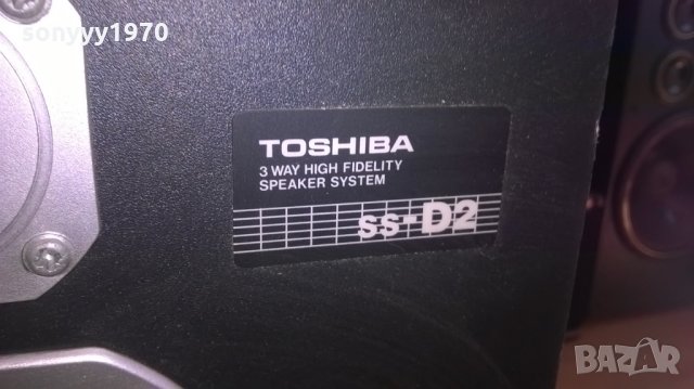 toshiba ss-d2 high fidelity-2x40w/8ohm-внос англия, снимка 11 - Тонколони - 23070867