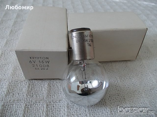 Лампа 6v 15w KRYPTON, снимка 1 - Лаборатория - 18428106
