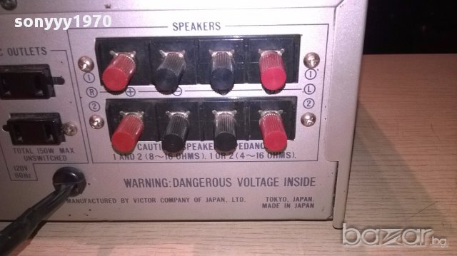 Jvc r-x40 stereo receiver 120v/60hz japan-внос швеицария, снимка 11 - Ресийвъри, усилватели, смесителни пултове - 15714043