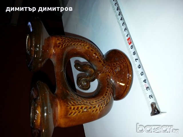 Стар свещник 2ка Петел, снимка 4 - Колекции - 20295954