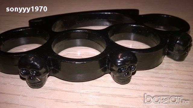 Бокс-черен масивен с черепи-11/7/1см-внос швеицария, снимка 7 - Антикварни и старинни предмети - 15723040