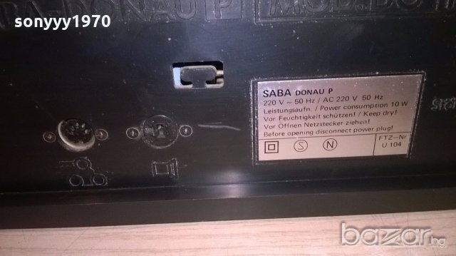 saba donau-ретро колекция-внос швеицария, снимка 15 - Ресийвъри, усилватели, смесителни пултове - 19593138