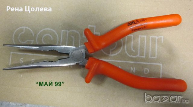 Изолирани 1000 v-дългоусти клещи ITL, снимка 2 - Клещи - 20274020